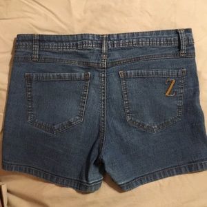 Blue jean shorts